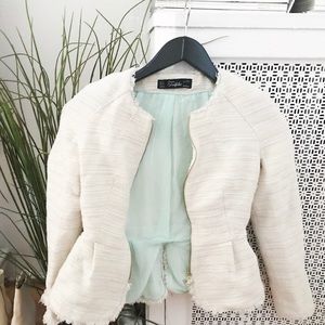White blazer